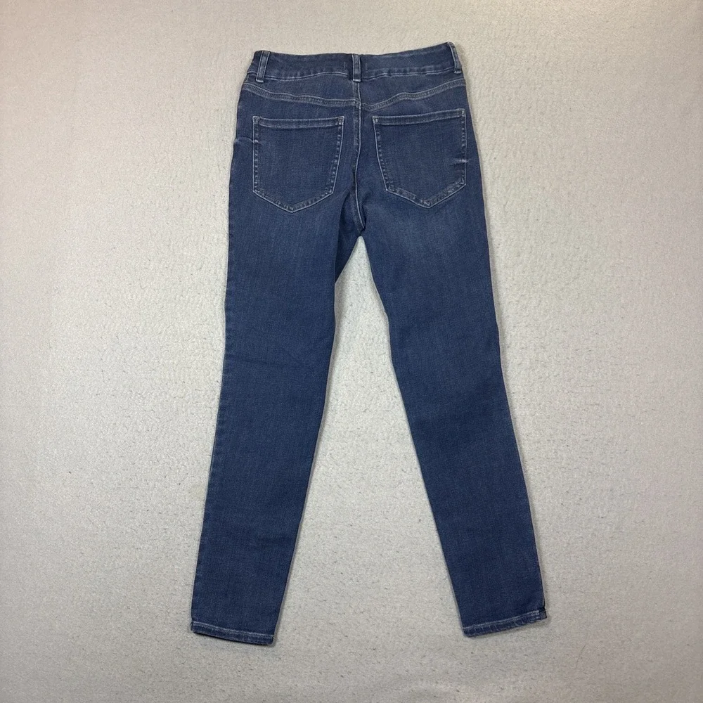 Express Jeans Womens S Blue Denim NWT Skinny‎ High Rise 4 Way Hyper Stretch